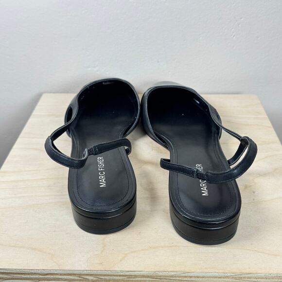 Marc Fisher Women’s Shoes DELA CLOSED TOE SLINGBACK DRESS FLAT 10 Quiet Luxury - Picture 3 of 8